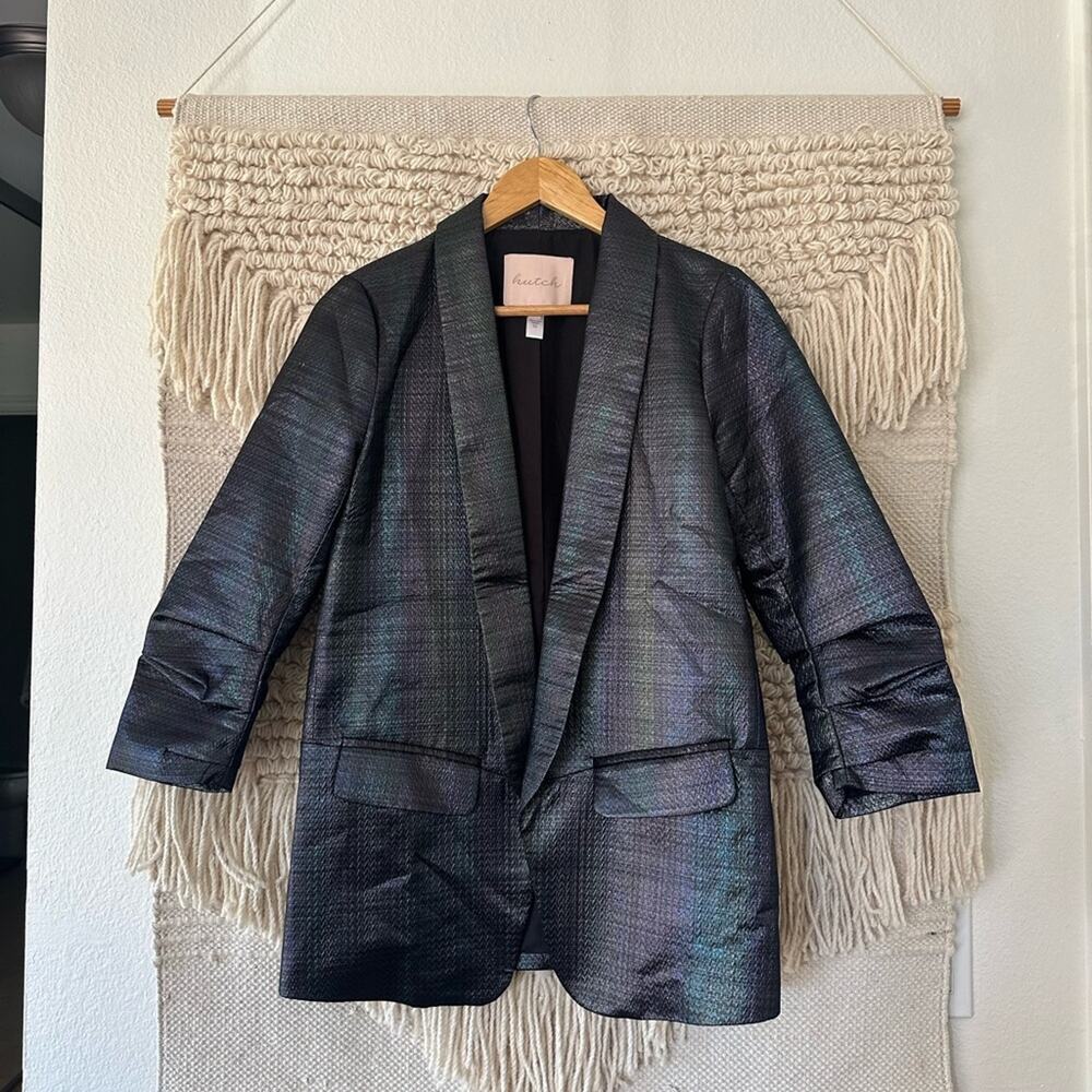Hutch Textured Metallic Blazer
